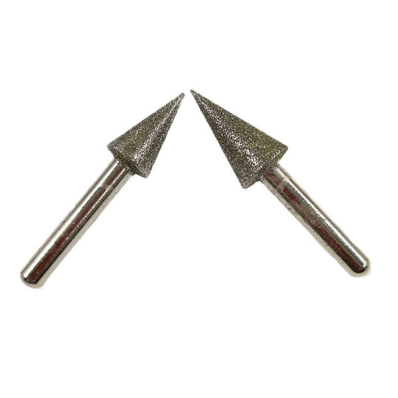 8mm 10pcs Diamond Point Drill Bits 45 Grit – Ideal for Gem, Stone & Glass Work