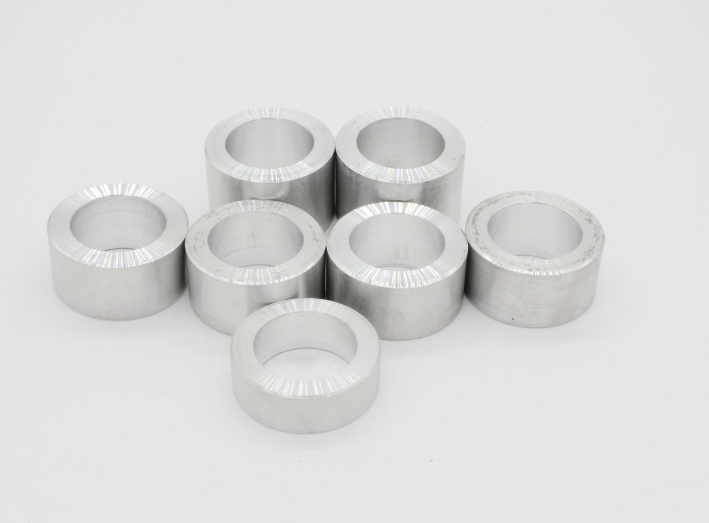7-Piece Bench Grinder Spacer Adapters Set – Aluminium Wheel Spacer Bushings
