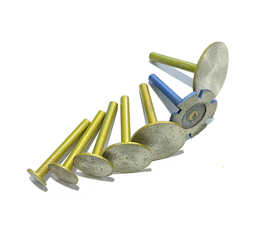 10mm Flat Wheel Shape Sintered Diamond Drill Bit – 6mm Shank, 5-Piece Set for Stone, Concrete & Quartz Surfacing