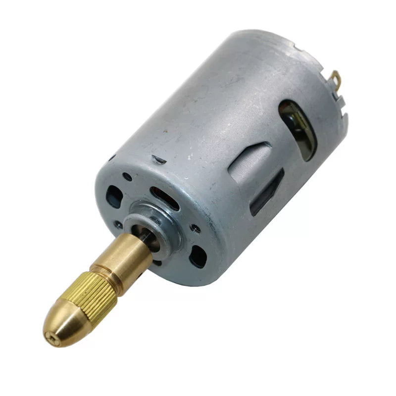 Mini Brass Drill Chuck Shaft Adapter – 2.35mm for Small DC Motors & Rotary Tools