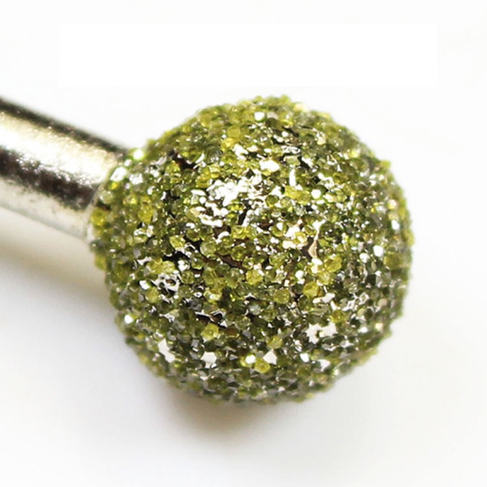 25mm 10pcs 120Grit Round Ball Shape Diamond Burs