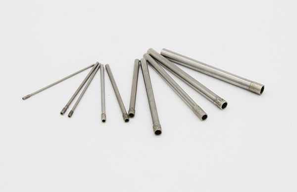 5mm Head 10pcs 3mm Shaft 45Grit Diamond Point Shape Head Drill Bits