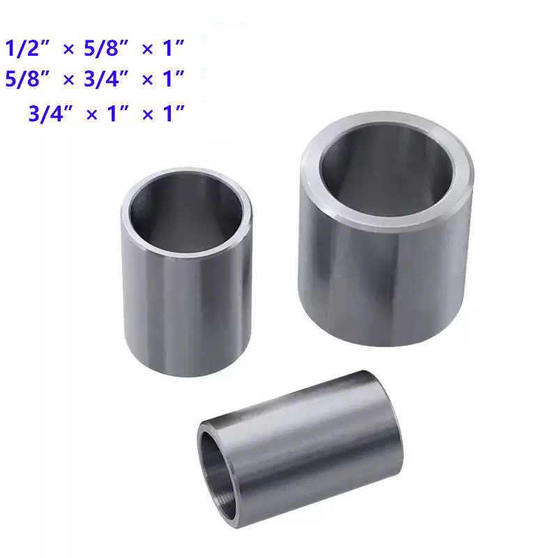 6pcs Reducing Bushing Adapters for Bench Grinder Wheels – Stainless Steel Spacers, 3 Sizes