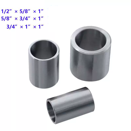 6pcs Reducing Bushing Adapters for Bench Grinder Wheels – Stainless Steel Spacers, 3 Sizes