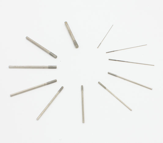 6.0mm 10pcs 160mm Round Cylinder Diamond Drill Bits for Precision Gem, Stone & Glass Drilling