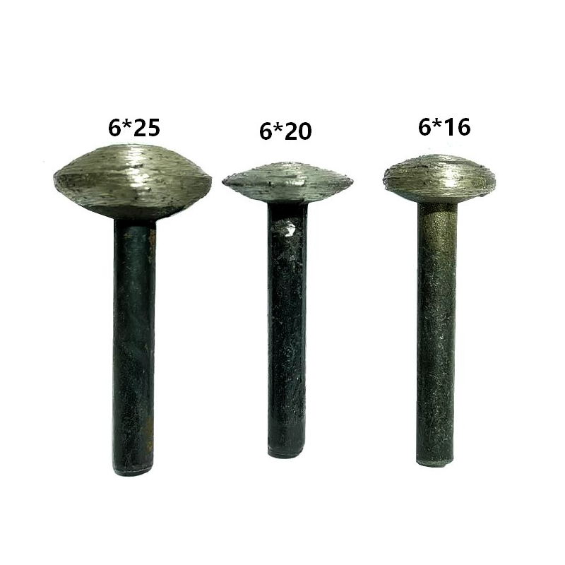 25mm 5pcs Double Bevel Shaped Sintered Diamond Drill Bit