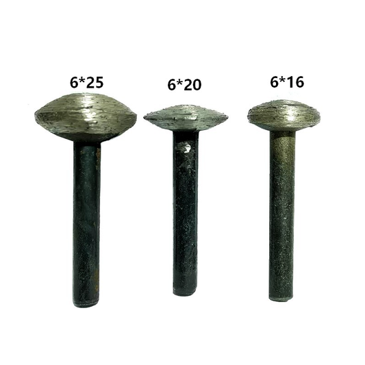 16mm 5pcs Double Bevel Shaped Sintered Diamond Drill Bit