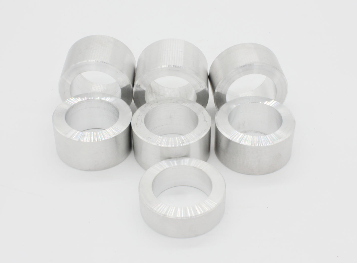 7-Piece Bench Grinder Spacer Adapters Set – Aluminium Wheel Spacer Bushings