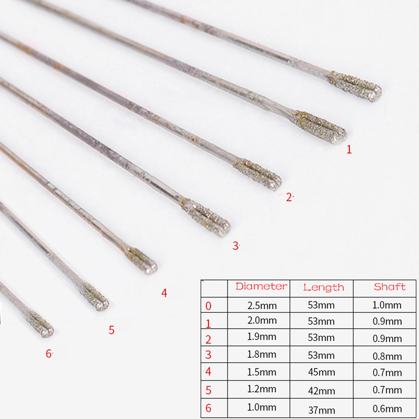 Diamond Needle Drill Bits