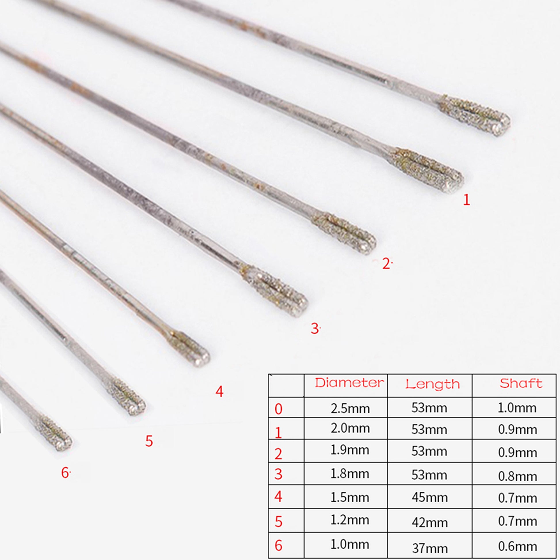 Diamond Needle Drill Bits