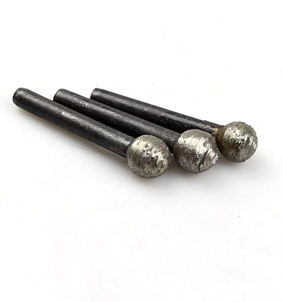 7mm 5pcs Ball Shape Sintered Diamond Carving Bur