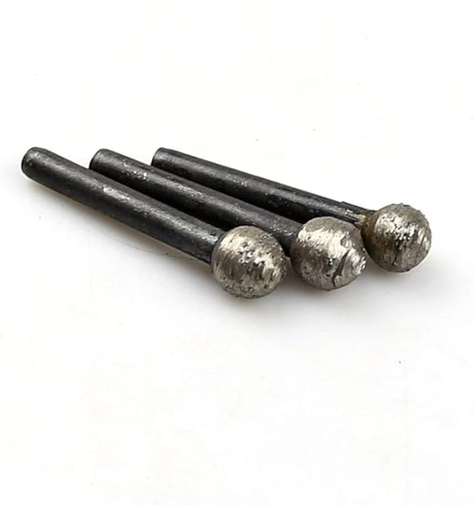 7mm 5pcs Ball Shape Sintered Diamond Carving Bur