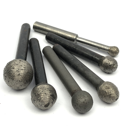 12mm 5pcs Round Ball Shape Sintered Diamond Carving Bur