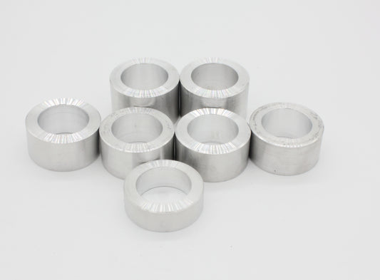 7-Piece Bench Grinder Spacer Adapters Set – Aluminium Wheel Spacer Bushings