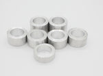 7-Piece Bench Grinder Spacer Adapters Set – Aluminium Wheel Spacer Bushings