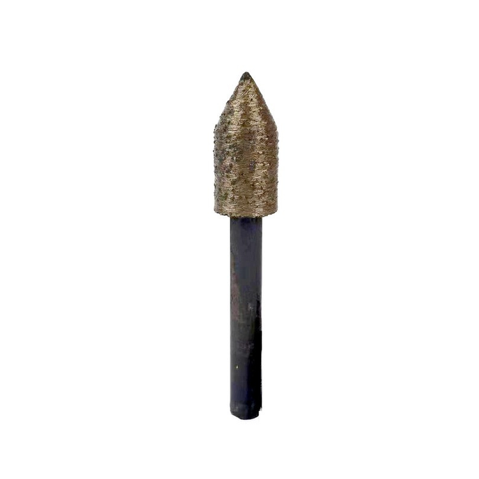 7mm 5pcs Bullet Shape Sintered Diamond Carving Bur