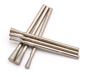 2.0mm Tapered Inverted Flat End Diamond Bur 1200 Grit | 10pcs ...