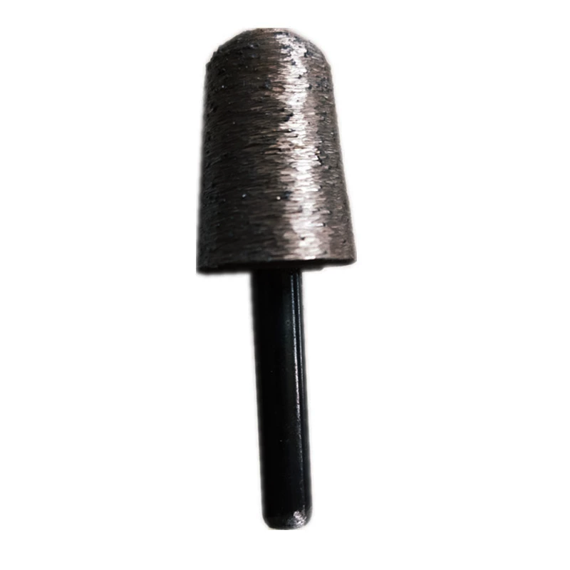 14mm Tapered Round Sintered Diamond Bur – 6mm Shank, 5-Piece Set for Radiused Slotting in Stone, Glass & Ceramic