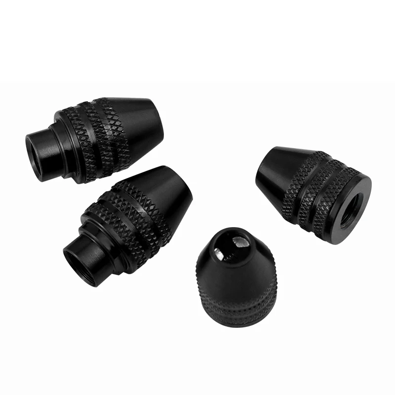 Keyless Drill Chuck 0.3–3.2mm – Aluminum Body, HSS Jaws, M7 Thread for Electric Grinder & Rotary Tools