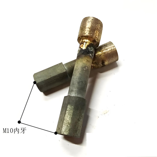 M10 5pcs 15mm Flat End Cylinder Shape Sintered Diamond Burs