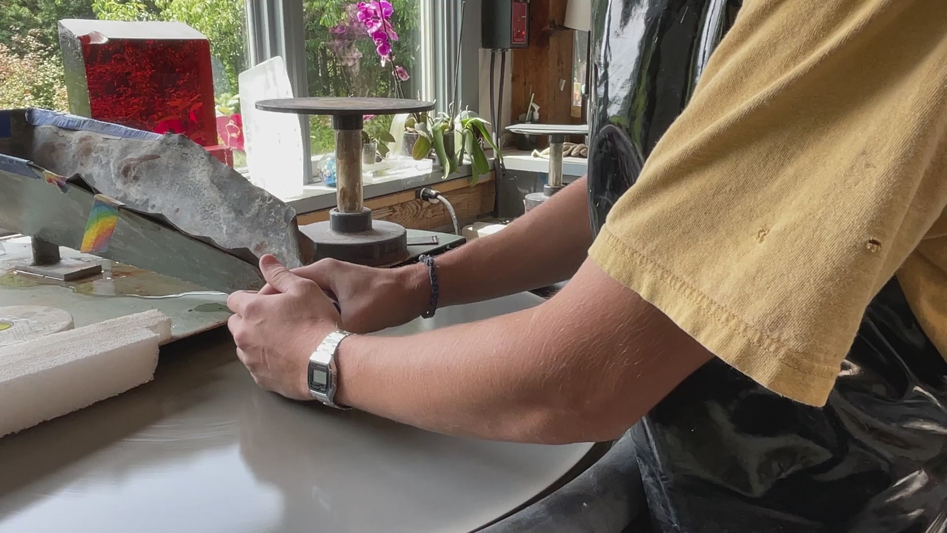 Diamond Magnetic Backing Disk
