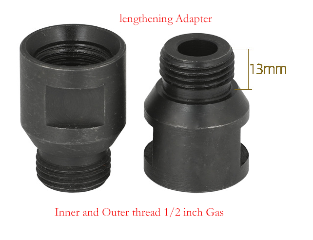 Tapered Shaft Water Swivel Chuck with 1/2 Gas Thread